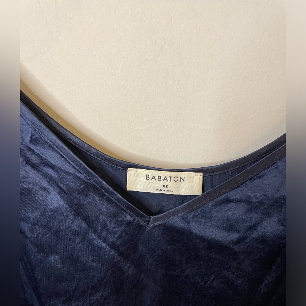 Aritzia Babaton Starboard Blue Everly Cami Minimalist Neutral Office - Picture 4 of 9